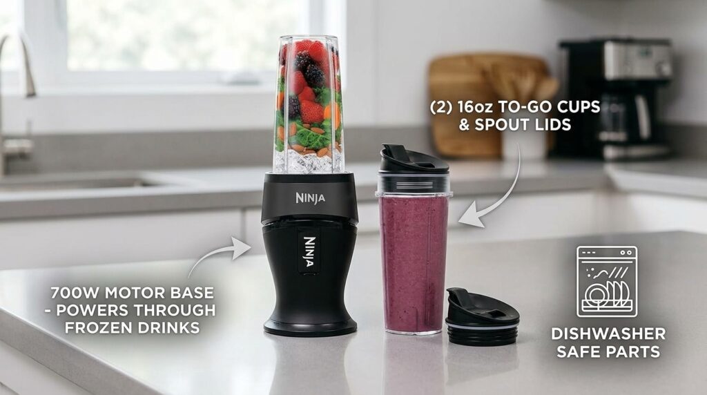 Featured image for The Compact Personal Blender Guide: Understanding the Ninja Fit QB3001SS